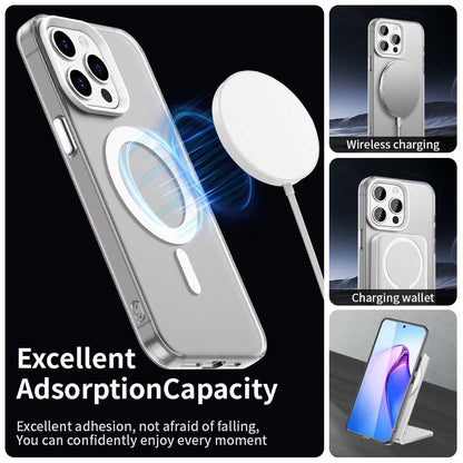 Custodia MagSafe per Apple iPhone 15 Pro, Techsuit, CandyCase, Bianca
