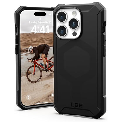 Custodia MagSafe per Apple iPhone 15 Pro, Urban Armor Gear, Essential Armor, Nera