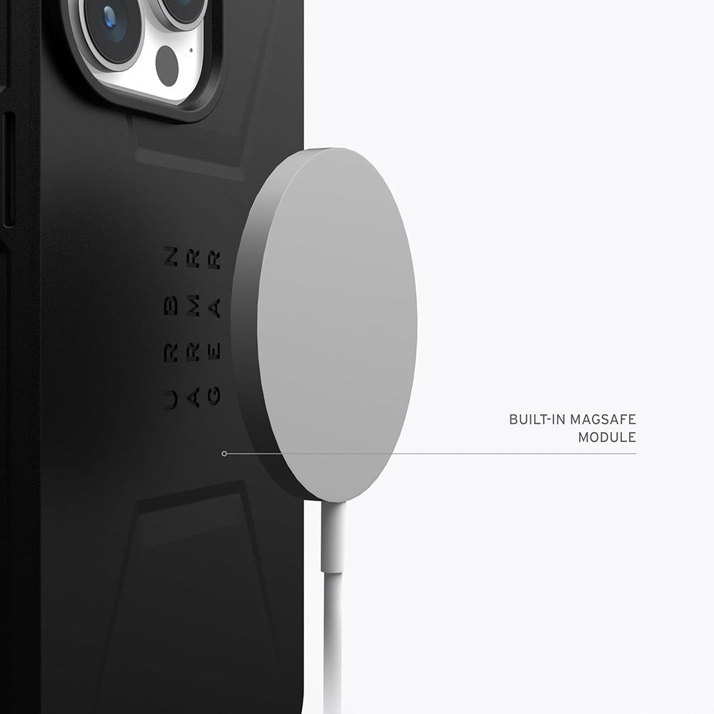Custodia MagSafe per Apple iPhone 15 Pro, Urban Armor Gear, Essential Armor, Nera