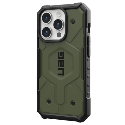 Custodia MagSafe per Apple iPhone 15 Pro, Urban Armor Gear, Pathfinder, Verde