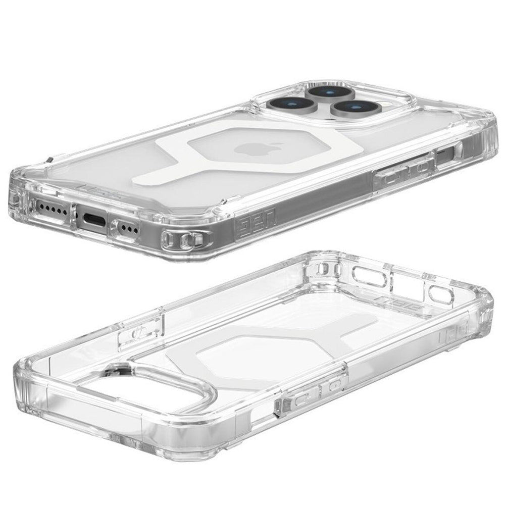 Custodia MagSafe per Apple iPhone 15 Pro, Urban Armor Gear, Plyo, Bianca