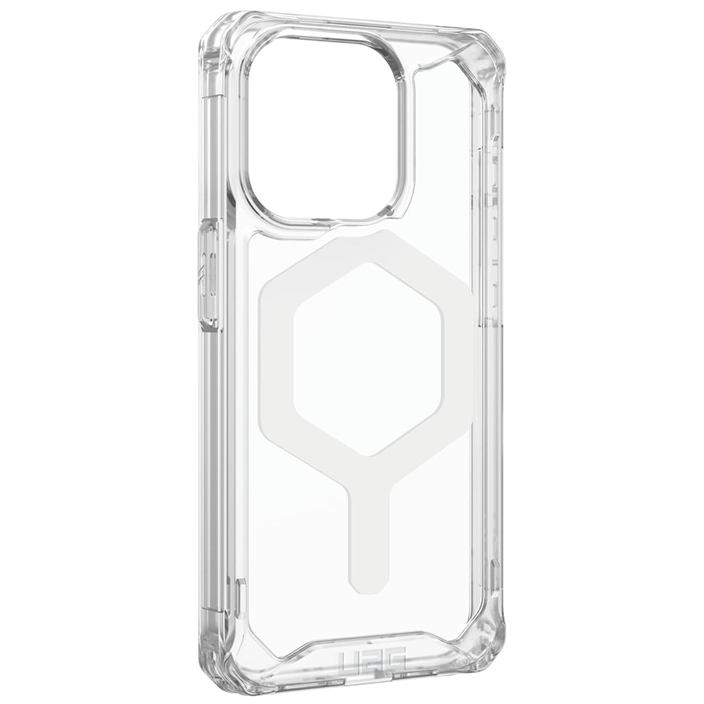 Custodia MagSafe per Apple iPhone 15 Pro, Urban Armor Gear, Plyo, Bianca