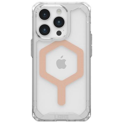 Custodia MagSafe per Apple iPhone 15 Pro, Urban Armor Gear, Plyo, Rosa Dorato
