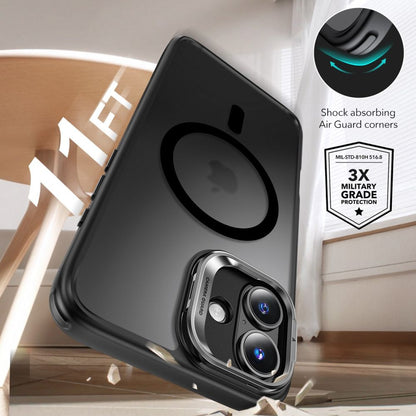 Custodia MagSafe per Apple iPhone 16, ESR, Classic Hybrid Kickstand con Protezione Schermo, Nero Satinato