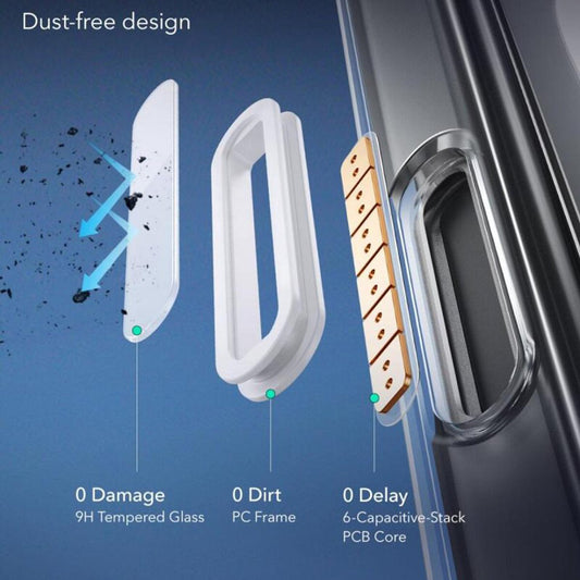 Custodia MagSafe per Apple iPhone 16, ESR, Classic Hybrid Slide, Nero Satinato