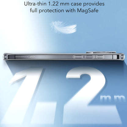 Custodia MagSafe per Apple iPhone 16, ESR, Zero, Trasparente
