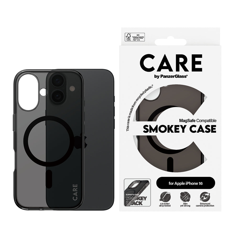 Custodia MagSafe per Apple iPhone 16, PanzerGlass, Care Urban Combat, Nera