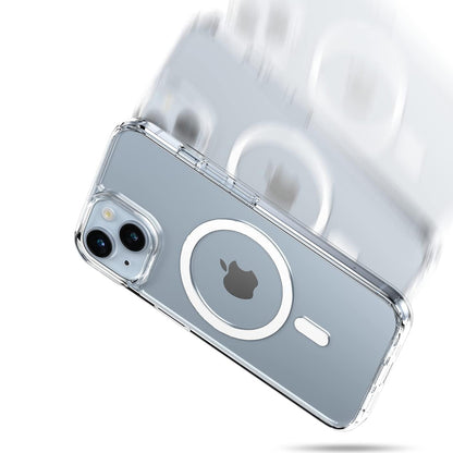 Custodia MagSafe per Apple iPhone 16, PanzerGlass, HardCase, Bianco Trasparente