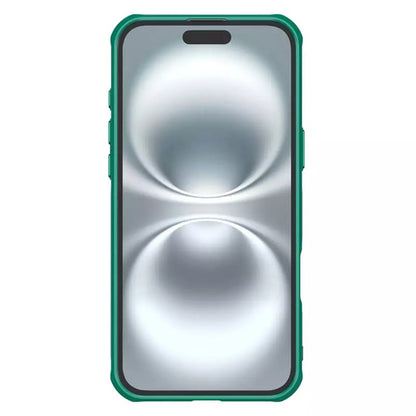 Custodia MagSafe per Apple iPhone 16 Plus, Nillkin, Iceblade Prop (senza ritaglio per fotocamera), Verde