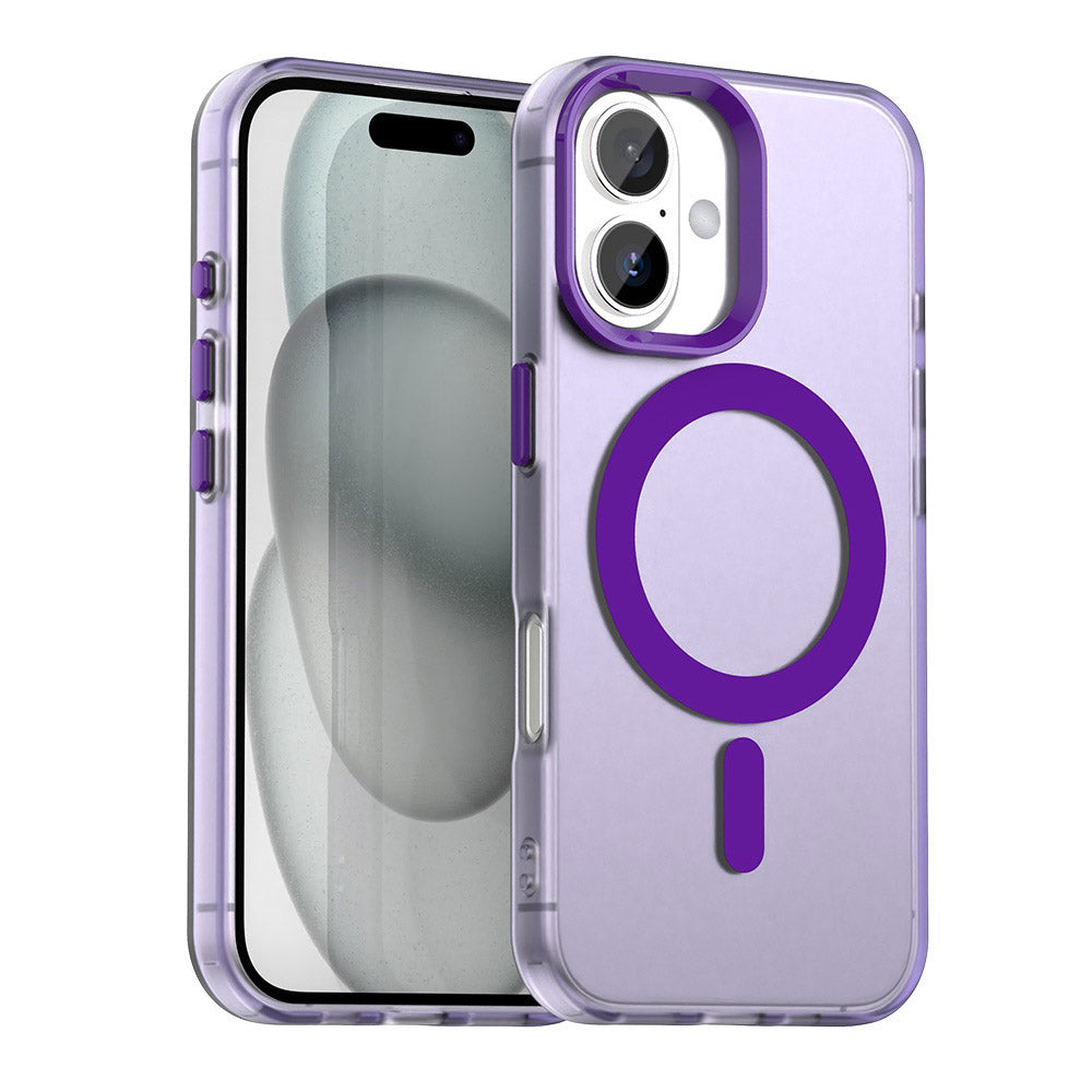 Custodia MagSafe per Apple iPhone 16 Plus, Techsuit, CandyCase, Viola