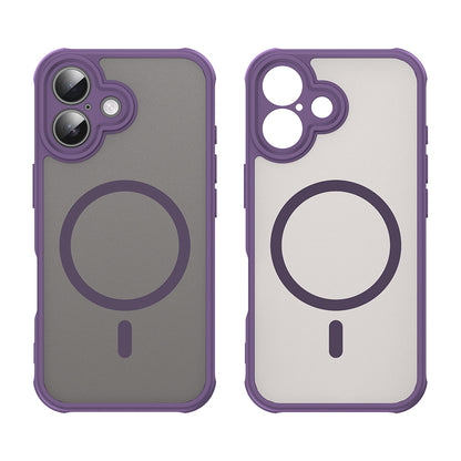 Custodia MagSafe per Apple iPhone 16 Plus, Techsuit, HaloFrost II, Viola
