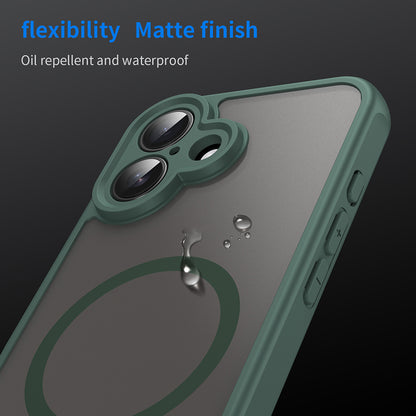 Custodia MagSafe per Apple iPhone 16 Plus, Techsuit, HaloFrost II, Verde