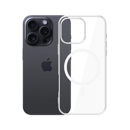 Custodia MagSafe per Apple iPhone 16 Pro, 3MK, Clear MagCase, Trasparente