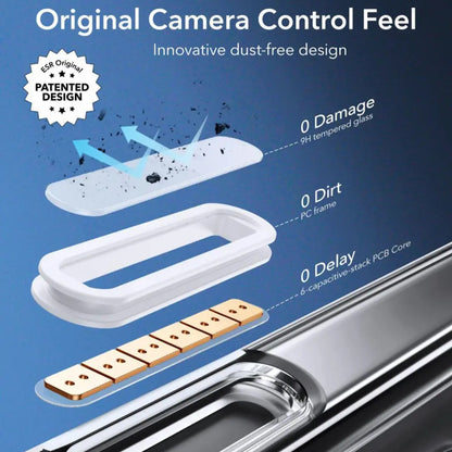 Custodia MagSafe per Apple iPhone 16 Pro, ESR, Classic Hybrid Slide, Nera Satinata