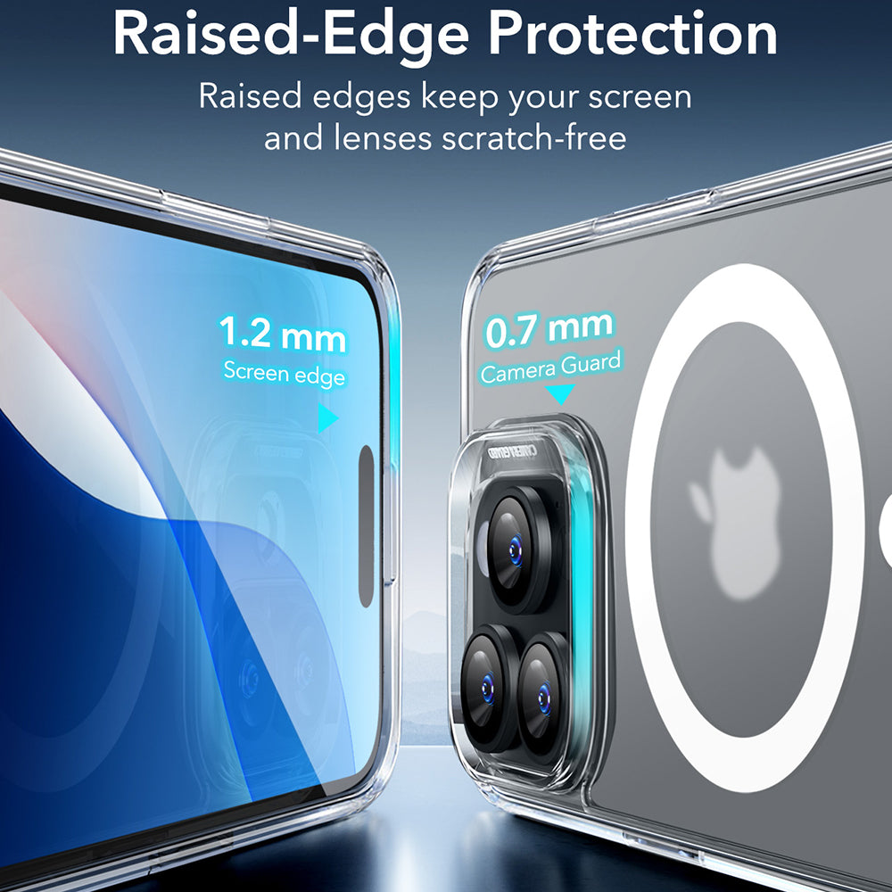 MagSafe Case for Apple iPhone 16 Pro, ESR, Classic Hybrid, Satin Transparent