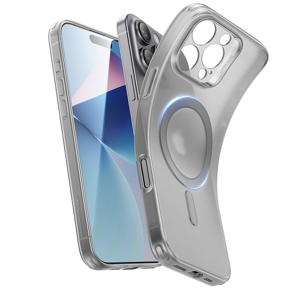 Custodia MagSafe per Apple iPhone 16 Pro, ESR, Zero, Grigio Satinato