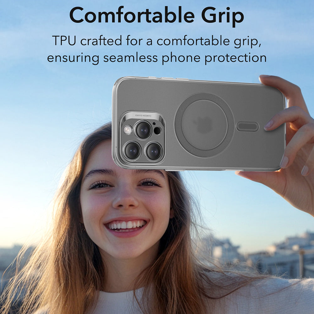 Custodia MagSafe per Apple iPhone 16 Pro, ESR, Zero, Grigio Satinato