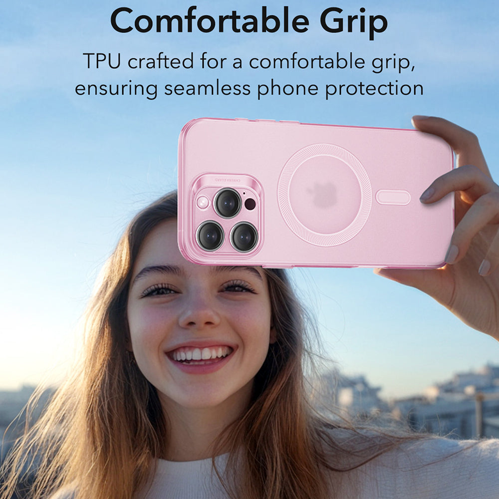 Custodia MagSafe per Apple iPhone 16 Pro, ESR, Zero, Rosa Satinato