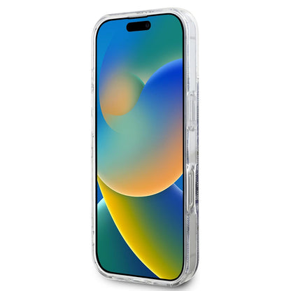 Custodia MagSafe per Apple iPhone 16 Pro Max, Guess, IML 4G, Blu