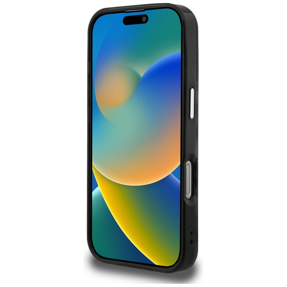 Custodia MagSafe per Apple iPhone 16 Pro Max, Karl Lagerfeld, IML Leopard Pattern, Nera