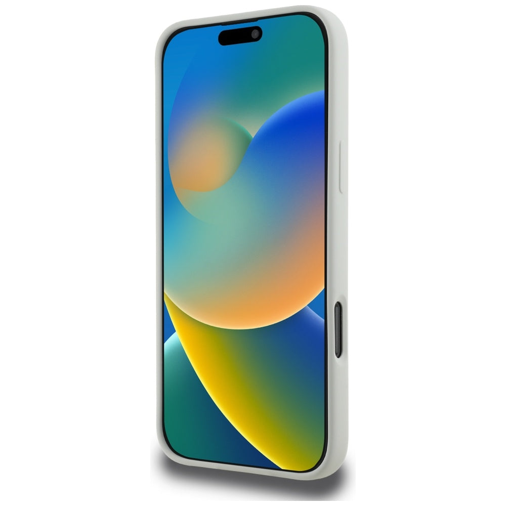 Custodia MagSafe per Apple iPhone 16 Pro Max, Karl Lagerfeld, Silicone Karl & Choupette's Heads, Beige