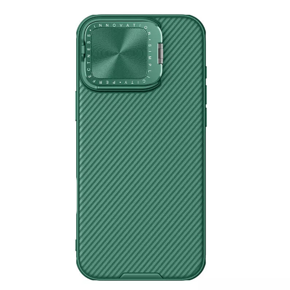 Custodia MagSafe per Apple iPhone 16 Pro Max, Nillkin, CamShield Prop, Verde