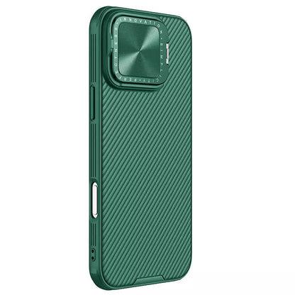Custodia MagSafe per Apple iPhone 16 Pro Max, Nillkin, CamShield Prop, Verde