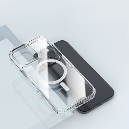 Custodia MagSafe per Apple iPhone 16 Pro Max, Nillkin, Nature Pro, Trasparente