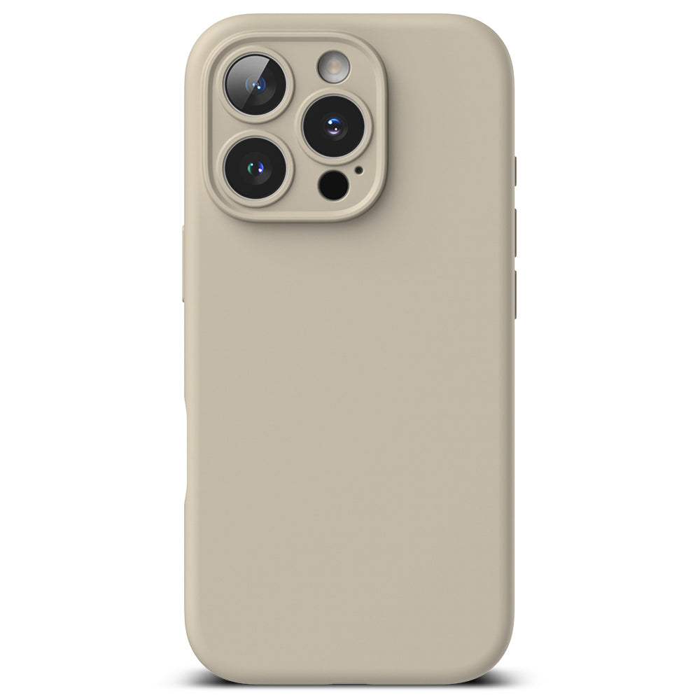 Custodia MagSafe per Apple iPhone 16 Pro Max, Ringke, Silicone, Crema