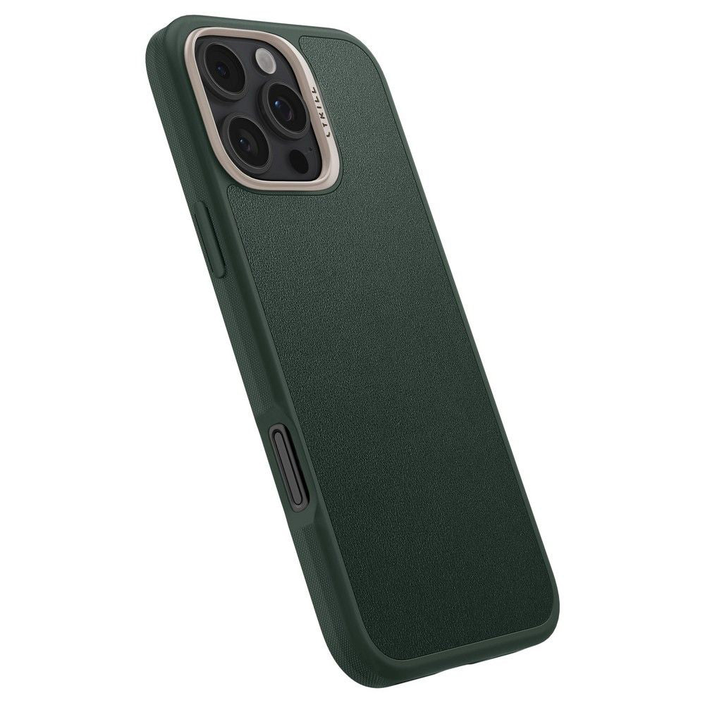 Custodia MagSafe per Apple iPhone 16 Pro Max, Spigen, Cyrill Kajuk, Verde Satinato ACS08398