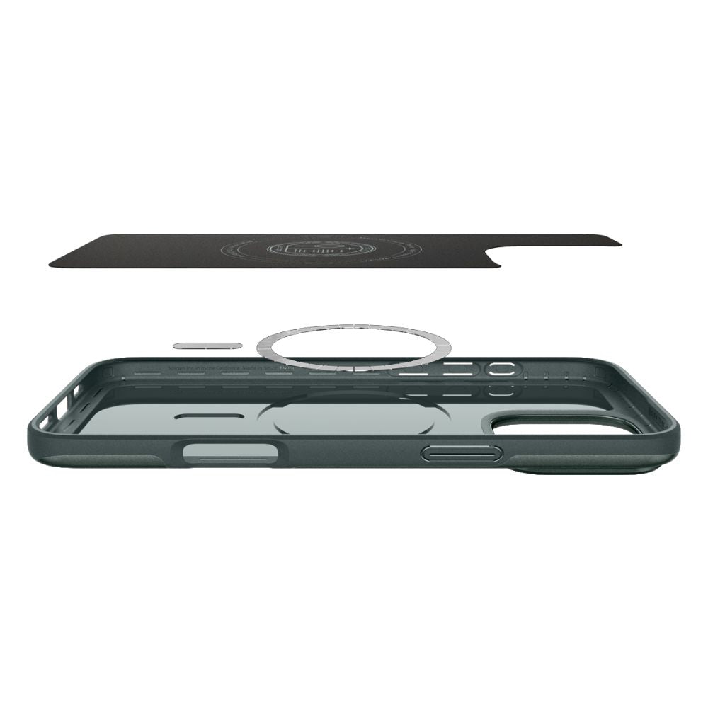 Custodia MagSafe per Apple iPhone 16 Pro Max, Spigen, Thin Fit, Verde