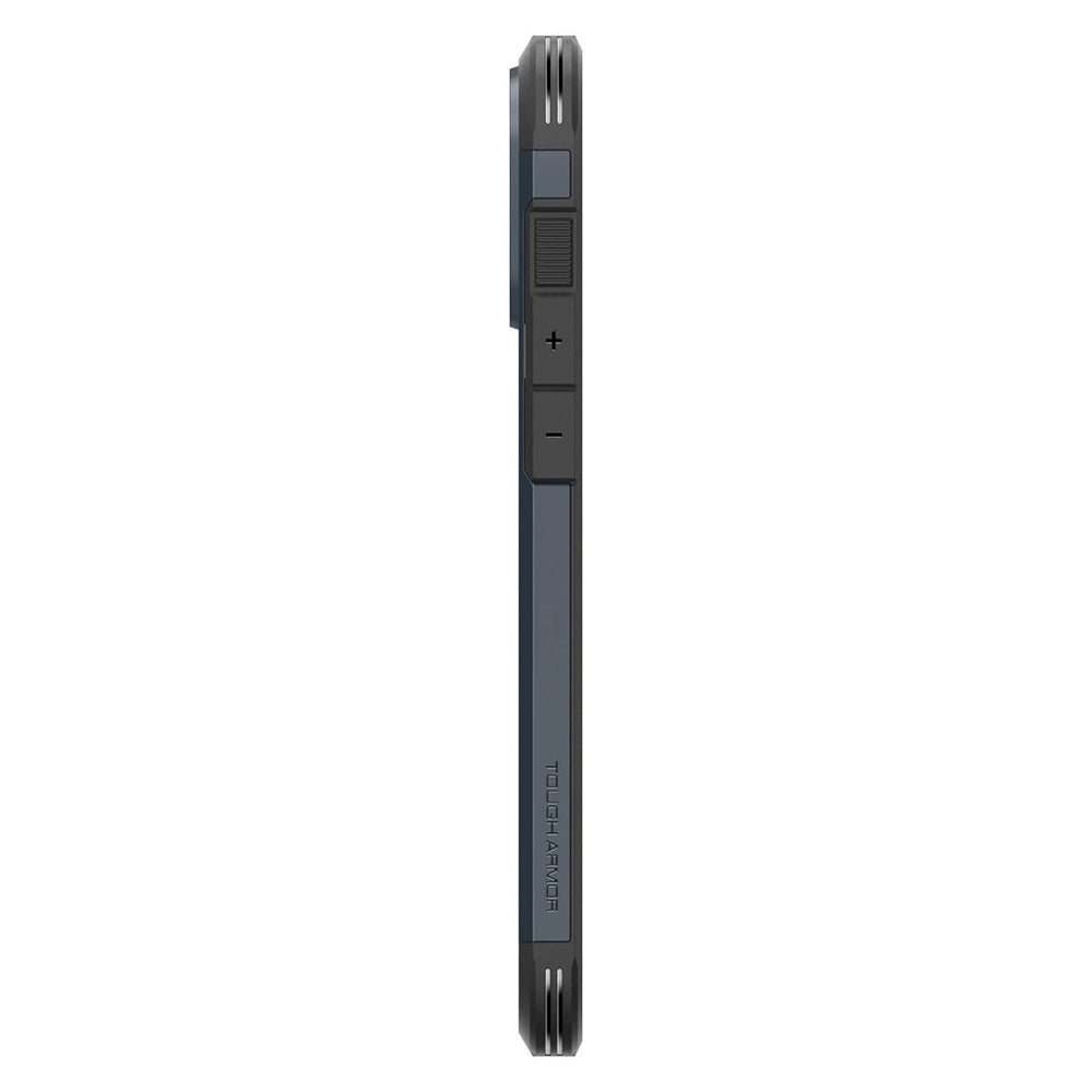 Custodia MagSafe per Apple iPhone 16 Pro Max, Spigen, Tough Armor, Blu ACS08014