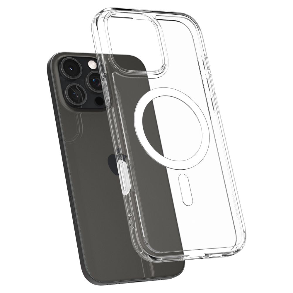 MagSafe Case for Apple iPhone 16 Pro Max, Spigen, Ultra Hybrid T, White ACS08505