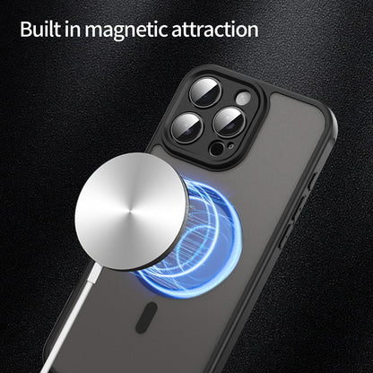 Custodia MagSafe per Apple iPhone 16 Pro Max, Techsuit, HaloFrost II, Nera