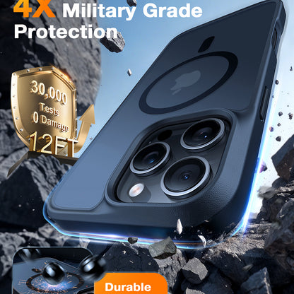 Custodia MagSafe per Apple iPhone 16 Pro Max, Torras, Guardian, Nera