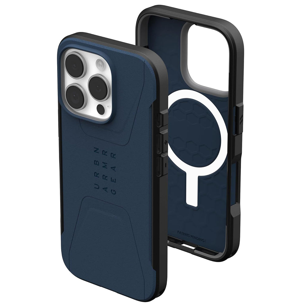 Custodia MagSafe per Apple iPhone 16 Pro Max, Urban Armor Gear, Civilian, Blu Navy