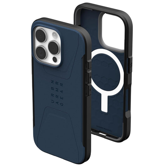 Custodia MagSafe per Apple iPhone 16 Pro Max, Urban Armor Gear, Civilian, Blu Navy