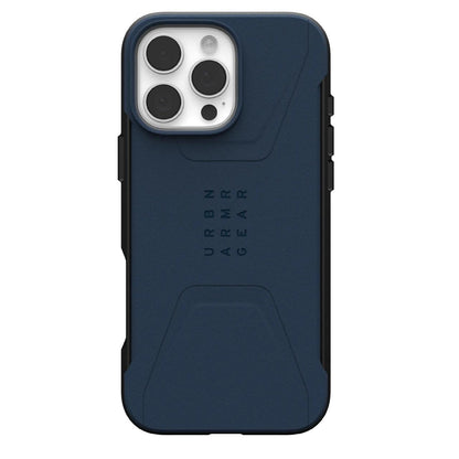 Custodia MagSafe per Apple iPhone 16 Pro Max, Urban Armor Gear, Civilian, Blu Navy
