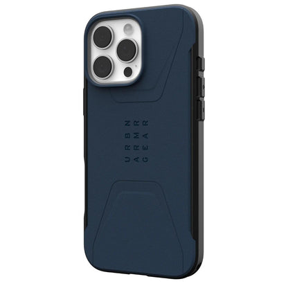 Custodia MagSafe per Apple iPhone 16 Pro Max, Urban Armor Gear, Civilian, Blu Navy