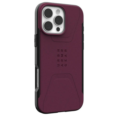 Custodia MagSafe per Apple iPhone 16 Pro Max, Urban Armor Gear, Civilian, Vinaccia