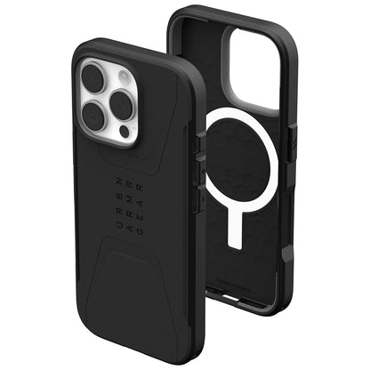 Custodia MagSafe per Apple iPhone 16 Pro Max, Urban Armor Gear, Essential Armor, Nera