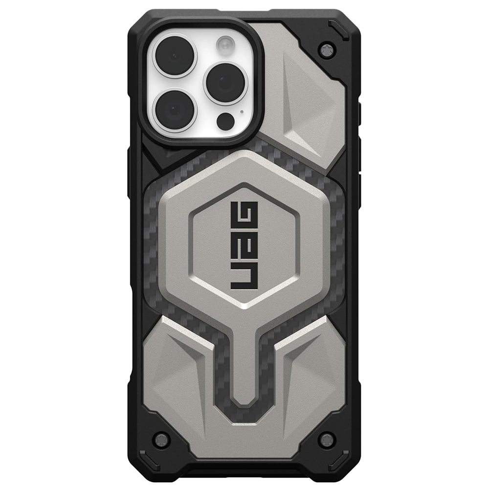 Custodia MagSafe per Apple iPhone 16 Pro Max, Urban Armor Gear, Monarch Pro, Grigio