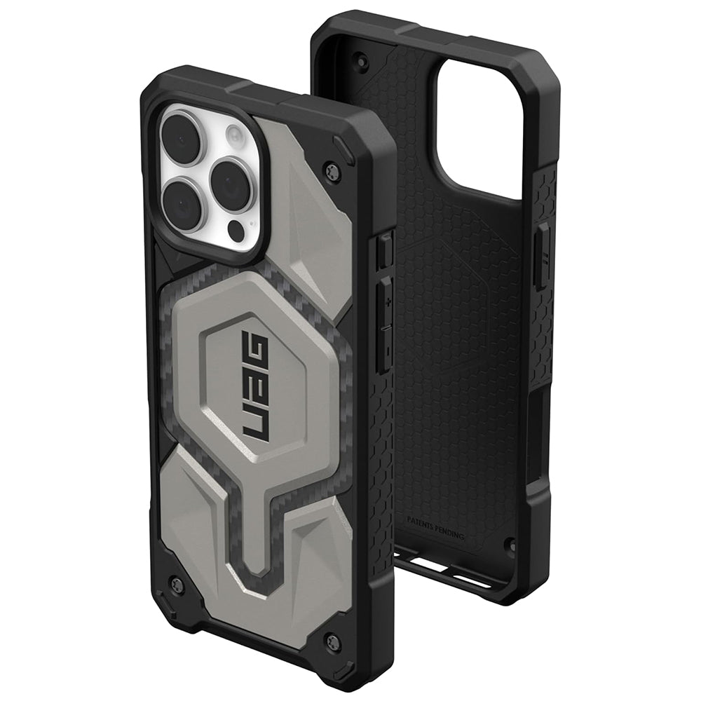 Custodia MagSafe per Apple iPhone 16 Pro Max, Urban Armor Gear, Monarch Pro, Grigio