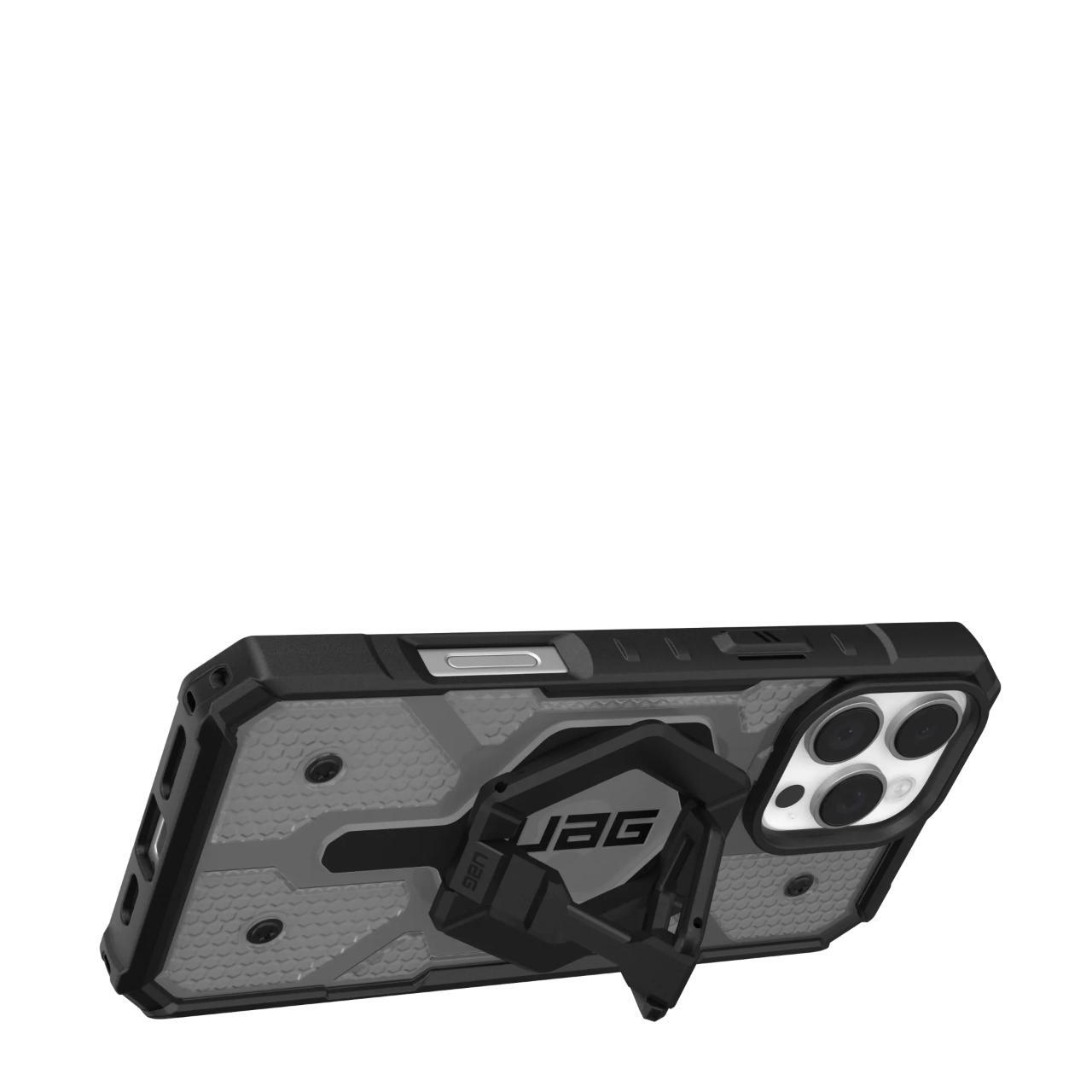 Custodia MagSafe per Apple iPhone 16 Pro Max, Urban Armor Gear, Pathfinder Clear Bundle, Grigio