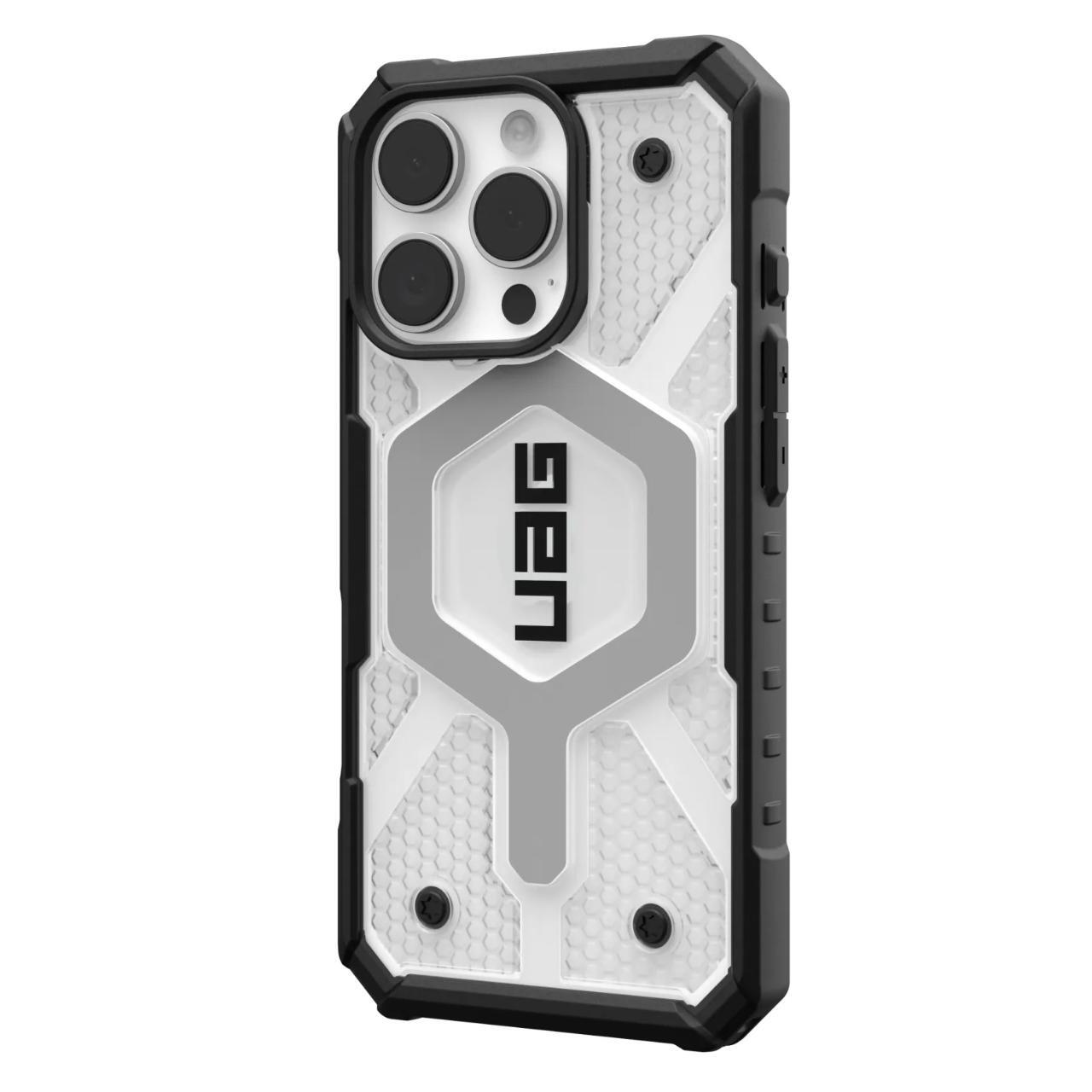 Custodia MagSafe per Apple iPhone 16 Pro Max, Urban Armor Gear, Pathfinder Clear, Trasparente