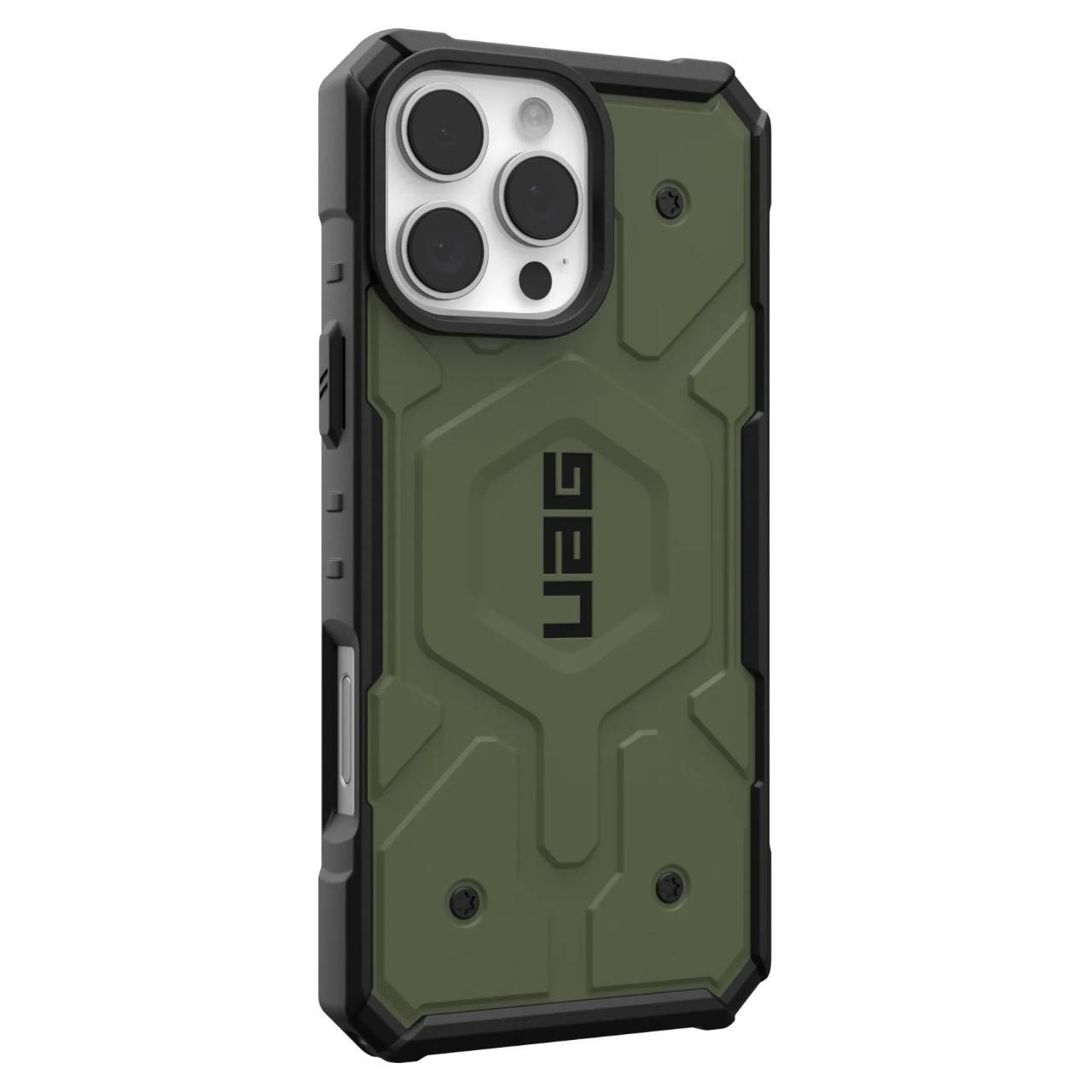Custodia MagSafe per Apple iPhone 16 Pro Max, Urban Armor Gear, Pathfinder, Verde