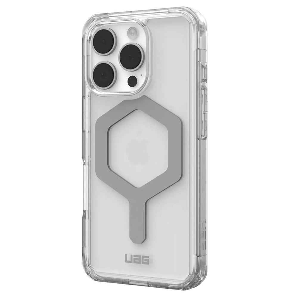 Custodia MagSafe per Apple iPhone 16 Pro Max, Urban Armor Gear, Plyo, Trasparente