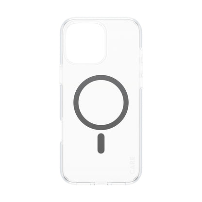 Custodia MagSafe per Apple iPhone 16 Pro, PanzerGlass, Care Urban Combat, Trasparente Nera