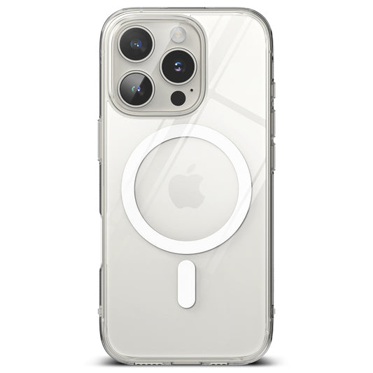Custodia MagSafe per Apple iPhone 16 Pro, Ringke, Fusion, Trasparente