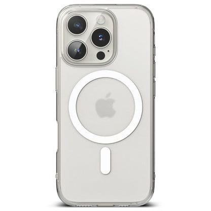 Custodia MagSafe per Apple iPhone 16 Pro, Ringke, Fusion, Trasparente Opaca